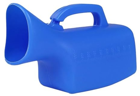 YZDKR Orinatoio Portatile Portatile con Coperchio Orinatoio da Uomo in plastica Spessa Vaso Notte di Grande capacità(1000ML-Blue)