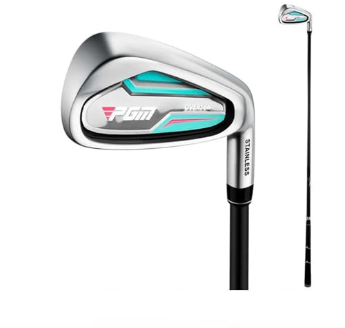 Palo de golf #5/6/7/8/9/P/S Hierro para diestros, para hombres y mujeres, eje de carbono, cabeza de acero inoxidable, palo de golf (#6, caña de carbono para mujer)