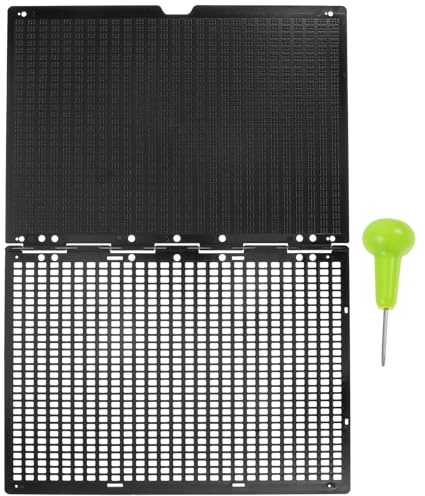 COMPUKAS 1set Braille Scrittura per Non Vedenti con Tavoletta Resistente e Punteruolo Riutilizzabile e Portatile Accessorio per Apprendimento Braille