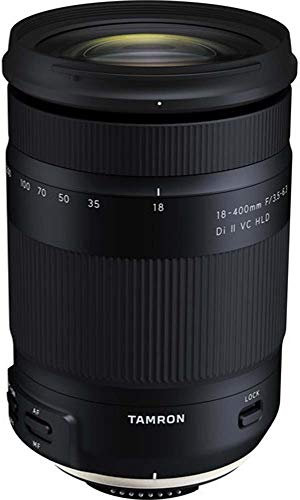 Tamron 18-400 mm f/3.5-6.3 DI-II VC HLD Zoom Tout-en-Un pour appareils Photo Reflex numériques Canon APS-C