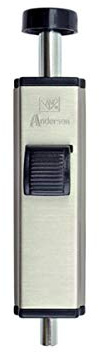 Andersen Auxiliary Foot Bolt Lock for Frenchwood Gliding Door - Brushed/Satin Nickel