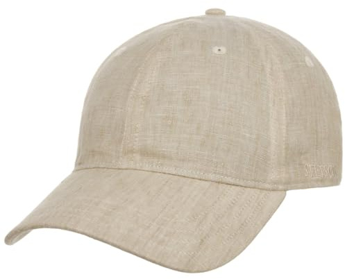 Stetson Sydell Leinen Baseballcap Damen Herren Basecap gefüttert UV-Schutz 40 Frühling Sommer