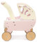 Le Toy Van - Educational Wooden Toy Role Play Beautiful Sweet Dreams Doll Toy Pram | Pretend Play Toy Pram Playset - For Ages 2+, Pink