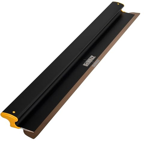 DEWALT Hoja de desnatado para paneles de yeso, 40 pulgadas, grado profesional, construcción de aluminio extruido y acero inoxidable europeo, tapas de extremo de alto impacto, placa de yeso Gyprock,