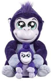 Goliath. Animagic Tiki und Toko. Mama und Baby Gorilla. Spielzeug. Sprechendes Kuscheltier. Plüschtier. Kinderspielzeug ab 3 Jahre. Interaktives Kuscheltier. Spielzeug ab 3 Jahre.
