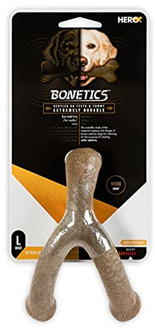 Hero Bonetics Wishbone, for Large Dogs up to 65 Lbs, Wood Scent