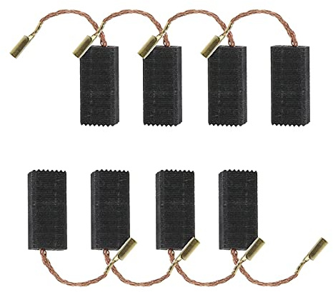 ECSiNG 4 Pairs of Angle Grinder Carbon Brushes 5x8x17mm 1607014116 Compatible with Bosch PWS7-115 GWS9-125 S4B GWS500 GWS650 PWS500 PWS550 Power Tool Replacement Accessories