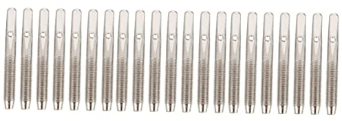 Mikinona 3sets Zither Tuning Pin Befestigungs Pin Cembalo Hackbrett Runde Harfe Teil 7 Stücke * 3