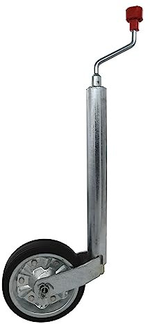 trailer parts4u Alko 1222437 - Rueda de apoyo original para remolque, 300 kg, diámetro 48 cm, para caravana y camping