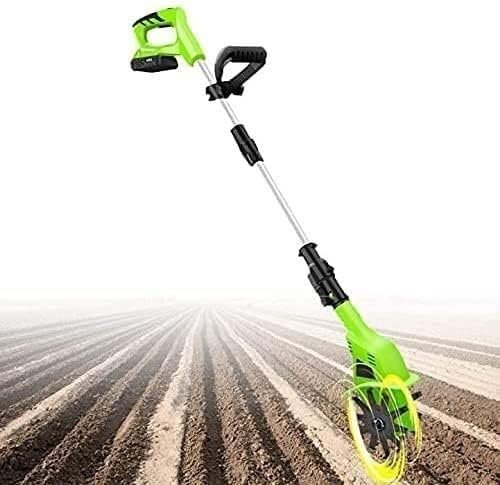 Motozappa da Giardino, motozappa a Batteria Rotavator per Giardini, motozappa elettrica con Guida a Terra, attrezzo per zappare, coltivatore di Verdure Portatile per orti da giardi