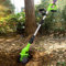 MiBoce Motozappa da giardino senza fili, potente coltivatore elettrico per terreno, con batteria ricaricabile da 4000 mAh, regolabile da 97 a 127 cm, per giardino, ortaggi