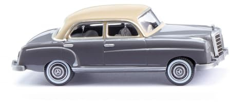 Wiking 014002 H0 PKW Modell Mercedes Benz 220, basaltgrau/elfenbeinbeige