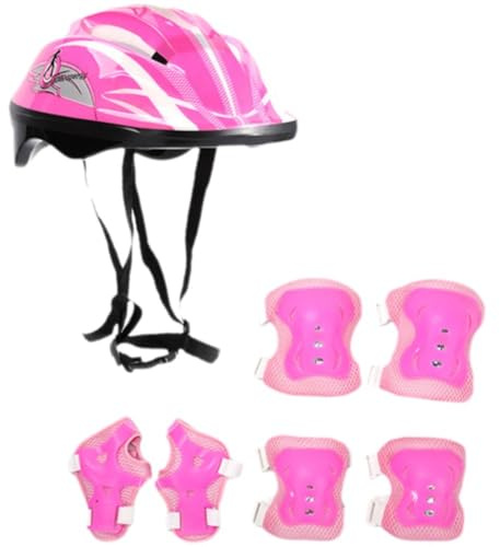 Baokuan Kinder-Helm, Knie- Und Ellenbogenschützer, Handgelenkschutz, Sport-schutzausrüstung, Verstellbar, Roller, Skateboard, Roller, Fahrrad, Skaten, Radfahren, Sicherheitsset Für Jungen Und Mädchen