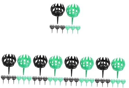 BESTonZON Lot De 5 Boîtes Dengrais pour Bonsaï Cages Dengrais pour Plantes Matériau Abs Faciles À Utiliser 20 Pièces X 5