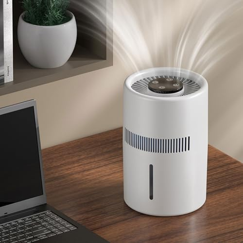 Luftrenare och Luftfuktare Combo Allt i Ett för Sovrum, 4L Tyst 2 i 1 Smart Luftfuktare och Renare för Hem, Kontor och Babyrum