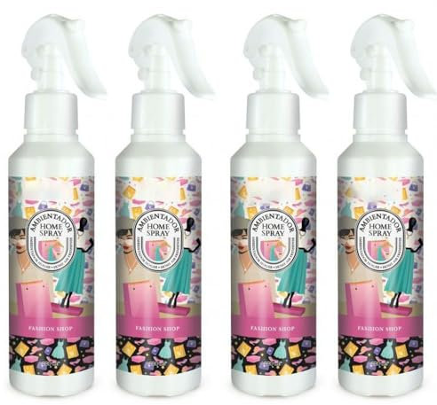 Panda Home Ambientador Home Spray – Pack de 2/4 Botellas – Fragancias Variadas para el Hogar – Aroma Duradero y Refrescante-FASHION SHOP -PACK4