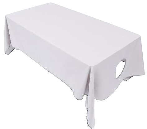 NIYANGLE Lenzuolo per Lettino da Massaggio con Apertura, in Poliestere Traspirante Anti-piega e Assorbente, per Saloni di Bellezza e Spa Professionali