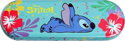 Disney Stitch Kleine Beauty Dose | Kinderschminkset mit Lidschatten & Lipgloss – Schminkdose im frechen Stitch-Design für kreative Looks