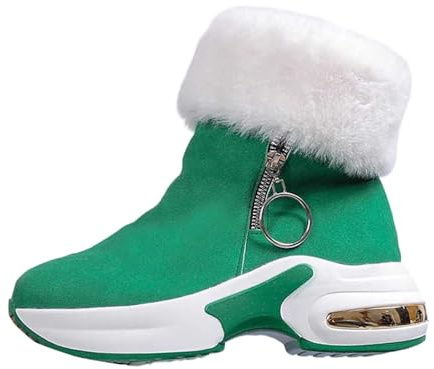 Generico Scarponi Da Neve Donna Impermeabili Invernali Calde Stivaletti Scarpe Da Neve Antiscivolo Con Fodera Scarponi Doposci Termiche Stivali Imbottiti Dopo Sci Snow Boots Per All'acqua Trekkin