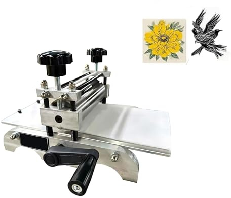 Manuell Tryckpress & Plattbordspress – Handdriven Maskin För Trätryck, Boktryckspress Och Kopparplåtetsning, Perfekt För Kreativa Hobbyprojekt