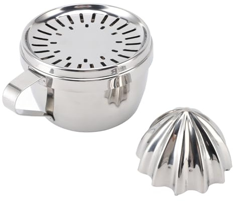 BTOSEP Exprimidor Manual de Acero Inoxidable, Exprimidor de Cítricos Multifuncional para Naranja, Limón, Suministros para Bar en Casa
