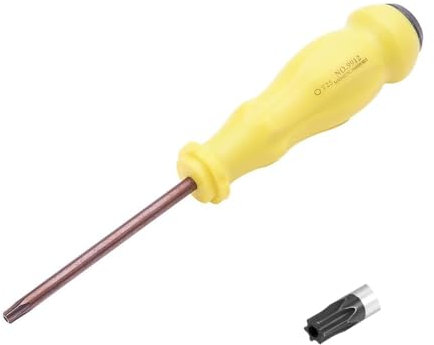 Utoolmart Torx-Schraubendreher, magnetische Öffnung, Reparatur-Schraubendreher, rutschfest, 95 mm langer Griff, multifunktional, für Elektronik, Handy, Tablet, Reparatur, Demontage, Werkzeug, 1 Stück