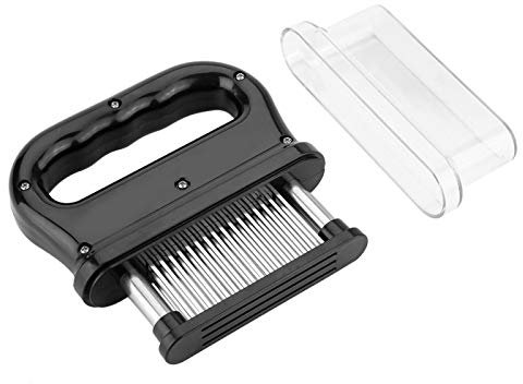 Inteneritore per carne, inteneritore con 48 lame ad ago ultra affilate in acciaio inossidabile per intenerire la bistecca