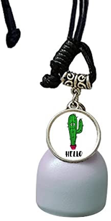 comp Hello Cactus - Pendentif de voiture - Art déco - Carillon éolien