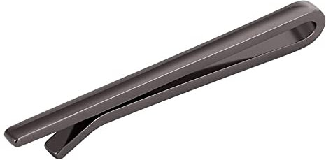 Krawattennadel Vater Der Braut, Krawattenklammer Schmal Edelstahl Reto Einfaches Design Grau Tie Clip 5.2CM Schmuck Geschenke