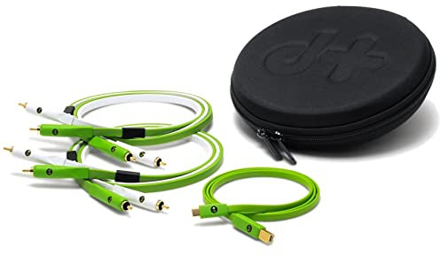 Neo d+ - Set di scatole per DJ, classe B, 2 connettori RCA 1 m e 1 USB (C-B) da 1 m