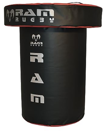 Ram Rugby Weighted Half Tackle Bag & Ram Ring - UK Made for Durability - Suitable for Adults & Youths