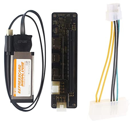 Koanhinn PCI E Docking Station Scheda Video Docking Station Esterno Dock Dock Scheda Grafica Adattatore Laptop con Expresscard