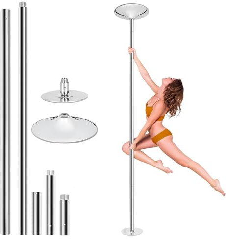 YCOVSFP 45 Mm Pole-Dance-Stange for Zuhause, Stripper-Stange, Rotierende/statische Tanzstange, Tragbare Home-Pole-Dance-Stange for Männer Und Frauen, Kann 200 Kg Tragen