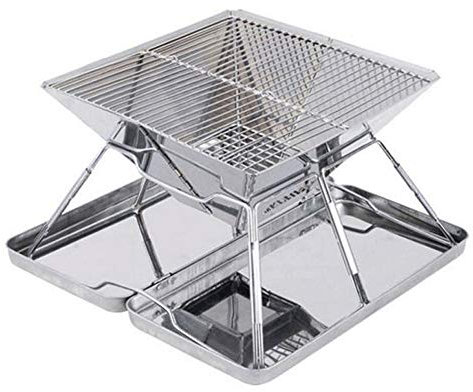 Plaque chauffante rectangulaire en Acier Inoxydable pour barbecues