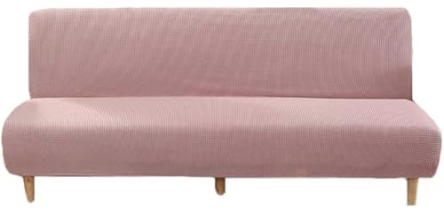 Konsilsa Elastische Schlafsofa Überwurf Ohne Armlehnen - Polyester Spandex Stretch Futon Sofaüberwurf Schutz für Schlafsofa ohne Armlehnen(K,M(155-185cm))