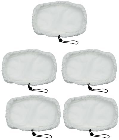 yuwqqoajv 5 Stück/Set Dampftuch, Tuch tief, wiederverwendbar, 5 Stück Dampf, wiederverwendbar, maschinenwaschbar, 5 Stück Dampf mit Tuch, wiederverwendbar