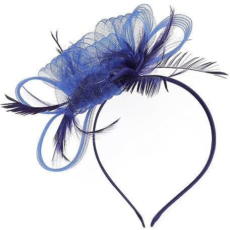 WRITWAA Party-fascinator-hut Damen-fascinator-hut-stirnband Für Cocktail- Und Hochzeitsfeiern