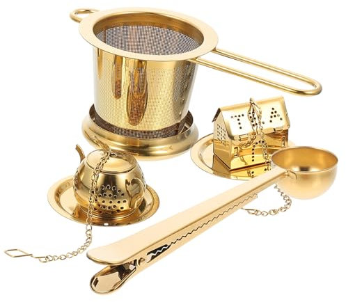 Cabilock 2 Juegos De Filtros De Té Coladores De Té Infusores De Té Coladores De Té Para El Hogar Infusores De Té Accesorios Para El Té Accesorios Para La Ceremonia Del Té Coladores