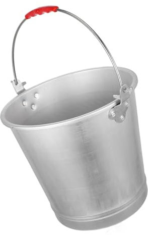 IMIKEYA Seau Vintage Seau de Stockage Aluminium pour Lait Glace pour Maison Jardin