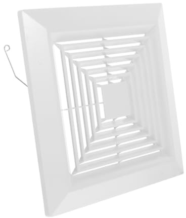 CONGARTENO Rejilla para Extractor De Aire De Baño: Rejilla con Resortes para Ventilador De Techo Cuadrado De 30 X 30 Cm.
