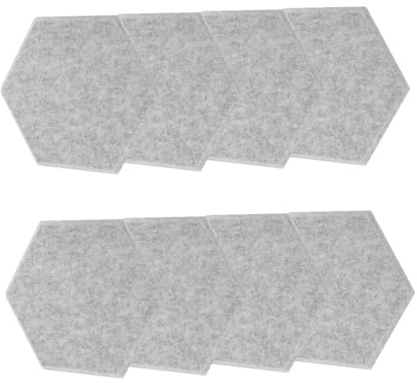EXQUIMEUBLE 12pcs Soundproof Mat Noise Reduction Tool for Wall Sound Panels Simple Acoustic Panel Sound Absorbing Material for Home Office Gym