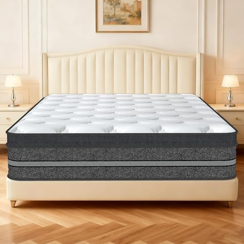 Matratze 140x200, Höhe 30 cm, Taschenfederkernmatratze 9-Zonen, Öko-Tex Zertifiziert, Härtegrad H3, Perfekte Unterstützung, Orthopädisch, Hypoallergen, Langlebig, Geeignet für Kinder und Erwachsene