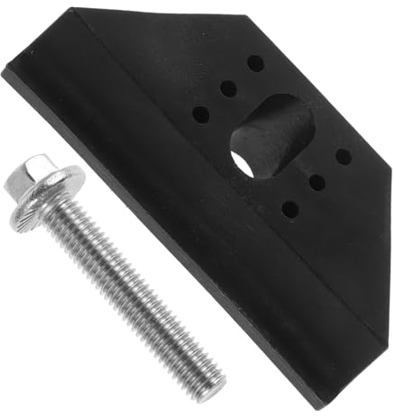 LALADEFIEE Support de Batterie Robuste avec Pince de Maintien et Kit Boulons pour Fixation Stable et Installation Rapide des Batteries de Véhicules Accessoires Automobiles Noirs