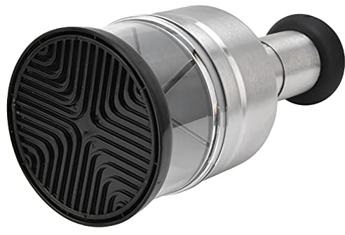 RASTKY Tritatutto per Cipolle, Efficiente Pressa per Aglio in Acciaio Inossidabile a Pressione Manuale per Tagliare Frutta e Verdura da per la Casa