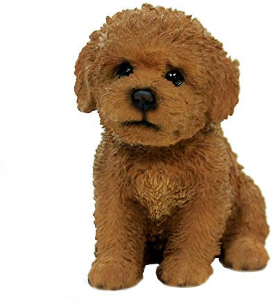 Pacific Giftware Bichon Frise Welpen Figur - Realistisch lebensecht Hunde Welpe Baby Dekofigur Geschenk für Hundeliebhaber