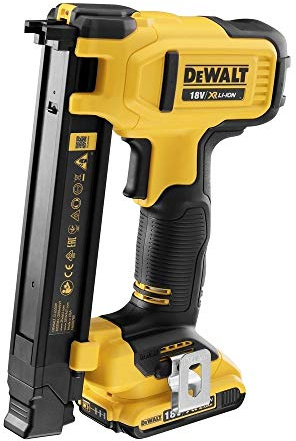 DEWALT - Grapadora de Electricistas sin escobillas XR 18V Li-Ion 2,0Ah Modern Silber Stapler