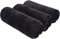 BW&HM Toalla Gimnasio Toalla Microfibra Gimnasio Hombre Gym Towel para Mujer Súper Absorbente Secado rápido 40 x 80 cm Paquete de 3 Negro