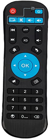 VINABTY Mando a Distancia de Repuesto para Andriod Smart TV Box Controller T95Z Plus, T95K, T95V, T95U Pro,X88 Pro, T95Q, T95N, T95 Plus,HK1 Series, X88 Series, X96 Series, H96 Series