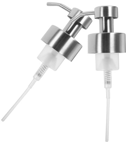 SOLUSTRE 2 Ersatz-Lotionsflaschen-Pumpenköpfe - - Lotionsspenderpumpen Seifenspender-Pumpenersatz für Flüssige Seifenlotion