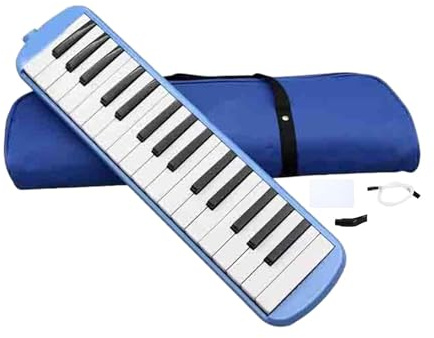 Janurium Melodica Pianica Tube | Air Piano Keyboard Double Tubes Mundstück | Safe Talk Box Instrument, Organ Melodica, Stabiler Mund Melodica für Anfänger